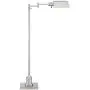 Jenson Modern Pharmacy Floor Lamp Adjustable Swing Arm Brushed Nickel Metal for Living Room Reading Bedroom Office - Regency Hill Jenson Modern Pharmacy Floor Lamp Adjustable Swing Arm Brushed Nickel Metal for Living Room Reading Bedroom Office - Regency Hill
