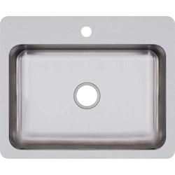Elkay DSESR127221 Dayton Single Bowl Dual Mount Stainless Steel Sink