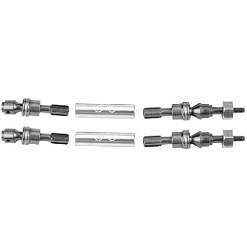 2PCS 1/10 RC Car Front Drive Shaft CVD Transmission Axle Spare Parts Compatible with Traxxas Slash 4X4 RC Truck Accessory( Titanium Gray) 2PCS 1/10 RC Car Front Drive Shaft CVD Transmission Axle Spare Parts Compatible with Traxxas Slash 4X4 RC Truck Accessory( Titanium Gray)