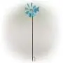 Alpine Corporation KIY102BL Metal Windmill Stake-Kinetic Spinner Outdoor Yard Art Decor, 52-Inch Tall, Blue Alpine Corporation KIY102BL Metal Windmill Stake-Kinetic Spinner Outdoor Yard Art Decor, 52-Inch Tall, Blue