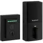 Kwikset Halo Touch Contemporary Square Wi-Fi Fingerprint Smart Lock No Hub Required featuring SmartKey Security in Matte Black (99590-004) Kwikset Halo Touch Contemporary Square Wi-Fi Fingerprint Smart Lock No Hub Required featuring SmartKey Security in Matte Black (99590-004)