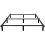 Adjustable Metal Bed Frame for Box Spring, ZIYOO Heavy Duty 9-Leg Support Bed Base for Box Spring and Mattress Set, Fits for Full,Queen,King, Cal King Size