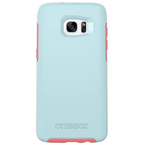 OtterBox SYMMETRY SERIES Case for Samsung Galaxy S7 Edge - Retail Packaging - BOARDWALK (BAHAMA BLUE/CANDY PINK)