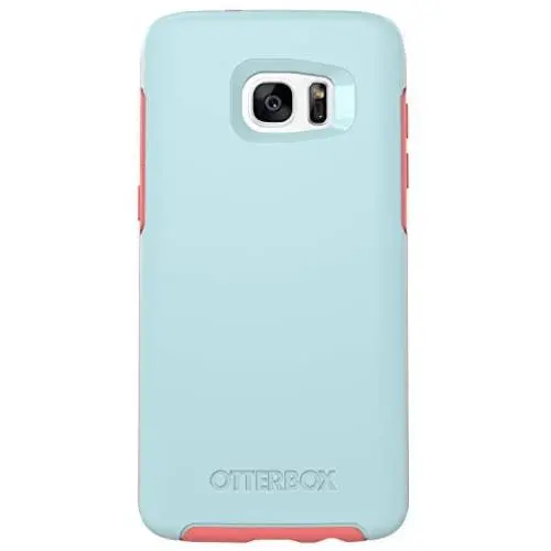 OtterBox SYMMETRY SERIES Case for Samsung Galaxy S7 Edge - Retail Packaging - BOARDWALK (BAHAMA BLUE/CANDY PINK) OtterBox SYMMETRY SERIES Case for Samsung Galaxy S7 Edge - Retail Packaging - BOARDWALK (BAHAMA BLUE/CANDY PINK)