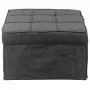 Diophros Folding Ottoman Sleeper Bed, 4 in 1 Multi-Function Adjustable Ottoman Sofa Bed Bench Guest Sofa Chair Convertible Sofa for Living Room (Dark Grey)
