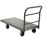Vestil ECSPT-2448 Steel Platform Truck, 6'' x 2'' Rubber Caster, 2000 lbs Capacity, 48'' Length x 24'' Width x 11.8'' Height Deck Vestil ECSPT-2448 Steel Platform Truck, 6'' x 2'' Rubber Caster, 2000 lbs Capacity, 48'' Length x 24'' Width x 11.8'' Height Deck