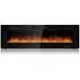 Tangkula 60 Inches Recessed Electric Fireplace, in-Wall & Wall Mounted Electric Heater with Adjustable Flame Color & Speed, Remote Control, Touch Screen, 750-1500W (60 Inches) Tangkula 60 Inches Recessed Electric Fireplace, in-Wall & Wall Mounted Electric Heater with Adjustable Flame Color & Speed, Remote Control, Touch Screen, 750-1500W (60 Inches)