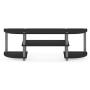 Furinno Turn-S-Tube Wide TV Entertainment Center, Black/Grey