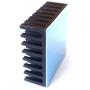 Easycargo 10pcs 25mm Heatsink Kit 25x25x10mm + 3M 8810 Thermal Conductive Adhesive Tape, Cooler Aluminum Heat Sink for Cooling Raspberry Pi 4 GPU IC Chips LED (25mmx25mmx10mm)