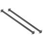 RC Car Drive Shafts, 2 Pcs 101mm Metal Dog Bone Drive Shafts for FS 53633/51805 / 51806 1/10 Scale RC Car Accessory Parts(Black)