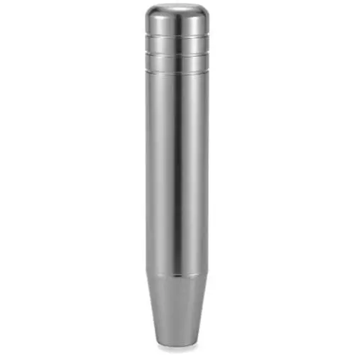 Lunsom Aluminum Alloy Shifter Knob Long Weighted Gear Stick Lever Shift Head Car Metal Shifting Handle with Adapters Fit Most Automatic Manual Transmission Vehicle (Titanium)