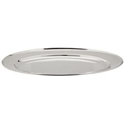 Winco Stainless Steel OPL-16 Oval Platter, 16 10.25-Inch