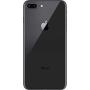Back Housing Assembly Metal Frame w/Back Glass(OEM) - Camera Frame and Lens for iPhone 8 Plus (Black)