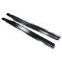 NO7RUBAN Side Skirts Fit for 2010-2015 Chevy Camaro Luxury Sports Style Rocker Panel Extension Lip Black Unpainted