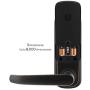 Ultraloq UL3 Fingerprint and Touchscreen Keyless Smart Lever Door Lock (Aged Bronze) | 3-in-1 Keyless Entry | Secure Finger ID | Anti-peep Code | Premium Construction Material | Match Home Aesthetics