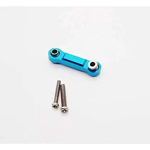 AtFipan A959-B A969 A979 k929 Metal Upgrade RC Car Parts Servo Rudder Rod - BLUE