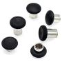 Deal4GO 6 Pack Swap Magnetic Thumbstick Set Replacement for Xbox One Elite Controller Analog Sticks Black