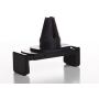 GearLiv Car Air Vent Phone Holder with 360° Rotation Compatible with iPhone X, iPhone 8/8 Plus/6S/6 Plus 5S SE, Samsung Galaxy Note 6/S7, GPS and Other Devices Up to 3.3 Inches Wide - Saturn (Black)