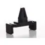 GearLiv Car Air Vent Phone Holder with 360° Rotation Compatible with iPhone X, iPhone 8/8 Plus/6S/6 Plus 5S SE, Samsung Galaxy Note 6/S7, GPS and Other Devices Up to 3.3 Inches Wide - Saturn (Black)