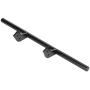 Drfeify RC Metal Rear Bumper, 1 Set RC Upgrade Part Replacement Accessory Fit for 1/14 RC Car(Black )