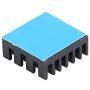 Awxlumv 10pcs Small Mini Heatsink Kit with Thermal Conductive Double Sided Tape Aluminum Heat Sink for Cooling VRM GPU Stepper Driver MOSFET VRam Regulators