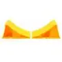 Camco 44414 Wheel Chock Without Rope, Helps Keep Your Trailer RV In Place (Pack of 2) Camco 44414 Wheel Chock Without Rope, Helps Keep Your Trailer RV In Place (Pack of 2)