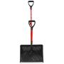 Snow Joe SJ-SHLV01-RED Shovelution Strain-Reducing Snow Shovel | 18-Inch | Spring Assisted Handle (Red)