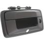 Tailgate Handle and Back Up Camera Compatible with 2014-2015 Chevrolet Silverado 1500 / GMC Sierra 1500 Outside, Primed Black, Pp+Metal, with Key Hole