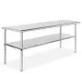 GRIDMANN NSF Stainless Steel Commercial Kitchen Prep & Work Table - 60 in. x 30 in. GRIDMANN NSF Stainless Steel Commercial Kitchen Prep & Work Table - 60 in. x 30 in.