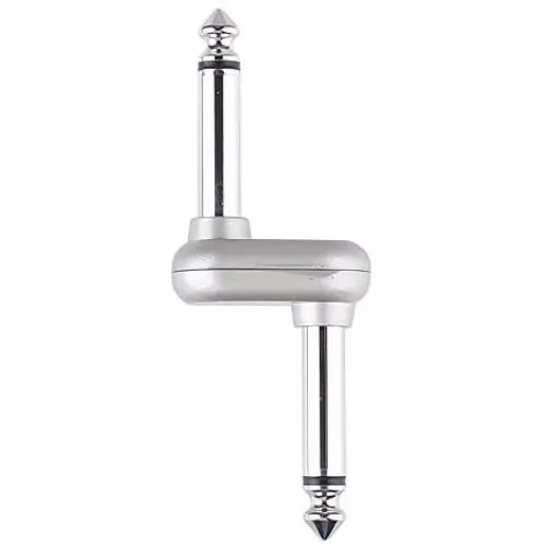 Pro Audio and Video Connectors Effects Pedals Male Coupler Z Type Silver Plated Metal Adapters Pro Audio and Video Connectors Effects Pedals Male Coupler Z Type Silver Plated Metal Adapters