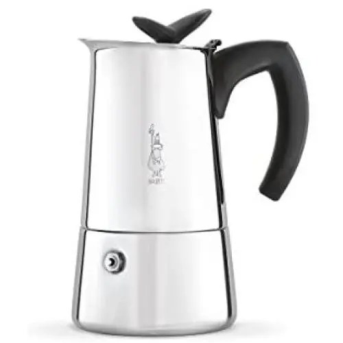 Bialetti moka Musa Stove top Coffee Maker, 4-Cup, Silver Bialetti moka Musa Stove top Coffee Maker, 4-Cup, Silver