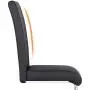 Yaheetech 6PCS Dining Chairs Armless Chairs Side Chairs PU Leather Seat and Metal Legs with High Back for Kitchen, Living Room, Leisure