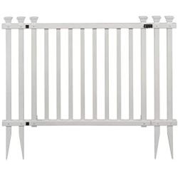 Zippity Outdoor Products ZP19038 Baskenridge Fence Gate, White