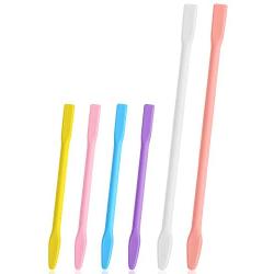 6pcs Silicone Resin Stir Sticks, Gartful Reusable Silicone Stirring Rods, Epoxy Stir Sticks Craft Tools for Mixing Resin, Paint, Liquid, Making Glitter Tumblers, Orange White & Yellow Pink Blue Purple