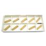 5/8'' MGIVR2016-2 Boring Bar Lathe Turning Tool Holder 16mm Grooving Cut-Off Cutter with 10PCS MGMN200 Carbide Inserts for Metal