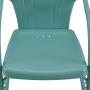 Crosley Tulip 2 Piece Chair Set Pastel Blue Satin
