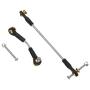 1 Set Rc Car Steering Pull Rod Part Metal Rc Steering Rod Durable For Wpl B1 B14 B24 B24 C14 C24 1/16 1 Set Rc Car Steering Pull Rod Part Metal Rc Steering Rod Durable For Wpl B1 B14 B24 B24 C14 C24 1/16