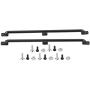 Zouminy Body Shell Left/Right Metal Handrail for 1/10 Scale RC Crawler Car Upgrade Accessory (135cm)