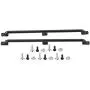 Zouminy Body Shell Left/Right Metal Handrail for 1/10 Scale RC Crawler Car Upgrade Accessory (135cm)
