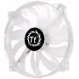 Thermaltake 200mm Pure 20 Series Blue LED Quiet High Airflow High Performance Easy to Install Case Fan CL-F016-PL20BU-A, Clear w Blue LED