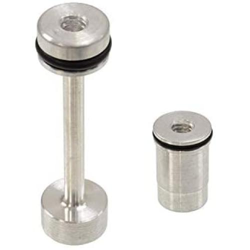 Michigan Motorsports LS Billet Aluminum Oil Diverter Barbell and Metal Bypass Delete Fits 4.8 5.3 5.7 6.0 6.2 LS1 LS2 LS3 LS6 LS7 LS9 LQ4 LQ9