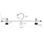 Amber Home Heavy Duty Add On Metal Pants Skirt Hangers, Chrome Stackable Hanger with 2-Adjustable Clips for Trousers, Jeans, Slack, Clothes 12 Pack Amber Home Heavy Duty Add On Metal Pants Skirt Hangers, Chrome Stackable Hanger with 2-Adjustable Clips for Trousers, Jeans, Slack, Clothes 12 Pack