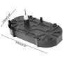 stoertuy VID28-05 Biaxial Stepper Rotation Motor 360Degrees Auto Instrument Machine for Car Replacement Parts, Plastic+Metal