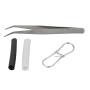 Timibis 4 Pole 3.5mm Male Repair Headphone Jack Plug Metal Audio Soldering & Spring Tool Kits