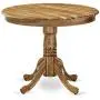 East West Furniture ANT-ANA-TP Antique Dining Table Made of Acacia offering Wood Texture, 36 Inch Round, Neutral Finish East West Furniture ANT-ANA-TP Antique Dining Table Made of Acacia offering Wood Texture, 36 Inch Round, Neutral Finish