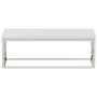 Monarch Specialties Modern Coffee Table for Living Room Center Table with Metal Frame, 44 Inch L, Glossy White / Chrome Monarch Specialties Modern Coffee Table for Living Room Center Table with Metal Frame, 44 Inch L, Glossy White / Chrome