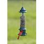 Squirrel Buster Plus Squirrel-proof Bird Feeder w/Cardinal Ring and 6 Feeding Ports, 5.1-pound Seed Capacity, Adjustable, Pole-mountable (POLE ADAPTOR SOLD SEPARATELY), Green