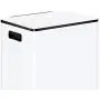 White Stainless Steel Step Trash Can - 16 Gallon Garbage Bin with Soft Close Lid - Dual Compartment Waste Can with 30 Liters Capacity in Each - Recycling Bin by ToiletTree Products White Stainless Steel Step Trash Can - 16 Gallon Garbage Bin with Soft Close Lid - Dual Compartment Waste Can with 30 Liters Capacity in Each - Recycling Bin by ToiletTree Products