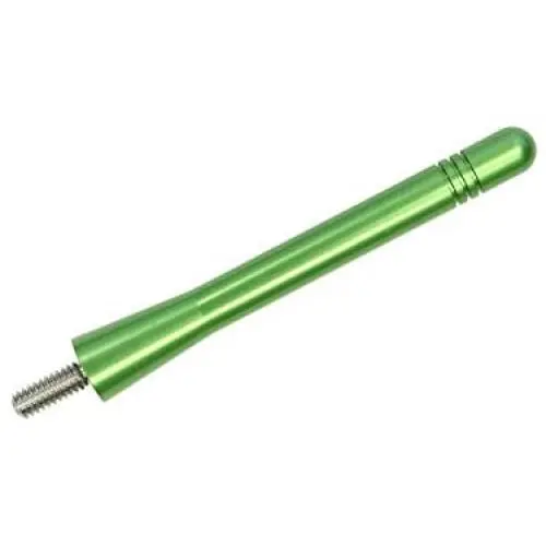 AntennaMastsRus - Made in USA - 4 Inch Green Aluminum Antenna is Compatible with Jeep Wrangler JK - JL | Gladiator (2007-2021)