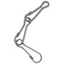 Gubar 50PCS - 1.58 inch（40mm） Upgrade Metal Spring Hooks, Flag Pole Clip Snaps Hook, 304 Stainless Steel Flagpole Accessories, Lanyard Snap Clip Hooks, Keychain
